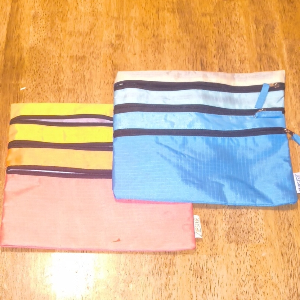 Colorful Travel Organizer Pouches